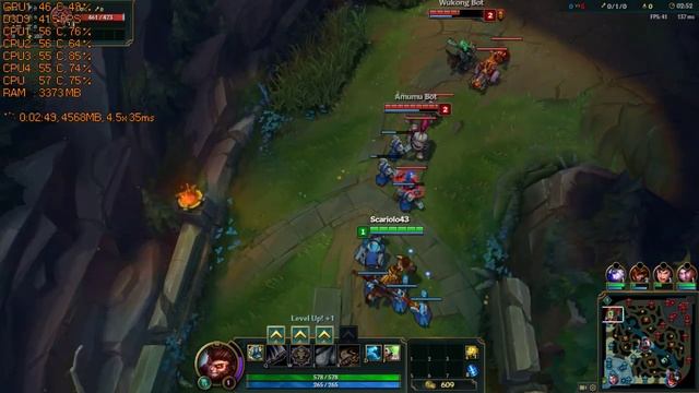LEAGUE OF LEGENDS Game Test GeForce 920MX 2GB - Intel Core i3 5005U - 8GB RAM смотреть онлайн