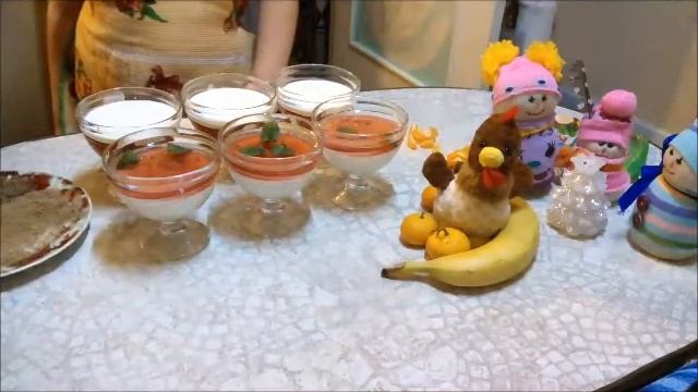 Лакомство для детишек. Крем - желе . Десерт. Вкусно необыкновенно! смотреть онлайн