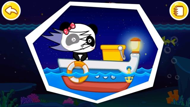 Baby Panda Fishing | Little Baby Fun Fishing And Learn About Sea Animals | Fun Game For Kids смотреть онлайн