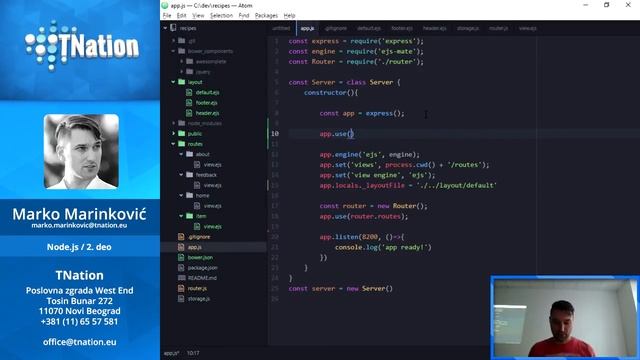 #2 - Node.js predavanje смотреть онлайн