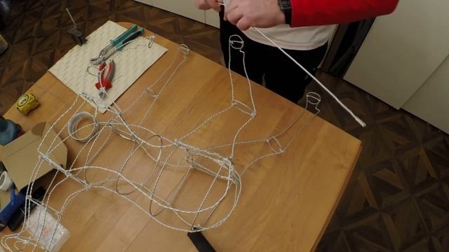 Олень из проволоки. Своими руками. В домашних условиях смотреть онлайн