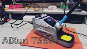 Aixun T380 обзор паяльной станции на аккумуляторе.