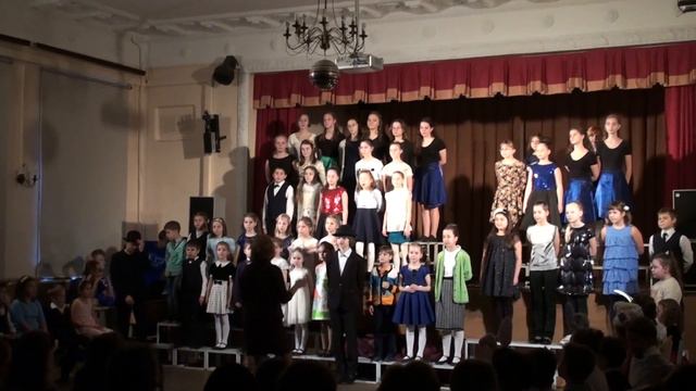 7 часть Новогоднего Концерта Школьный хор "Три Четвёрки" смотреть онлайн