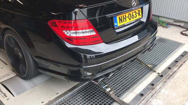 ECU CHIP TUNING NASIL YAPILIR? / MERCEDES C63 AMG / DYNO WITH SOUND/ TEST RUN смотреть онлайн