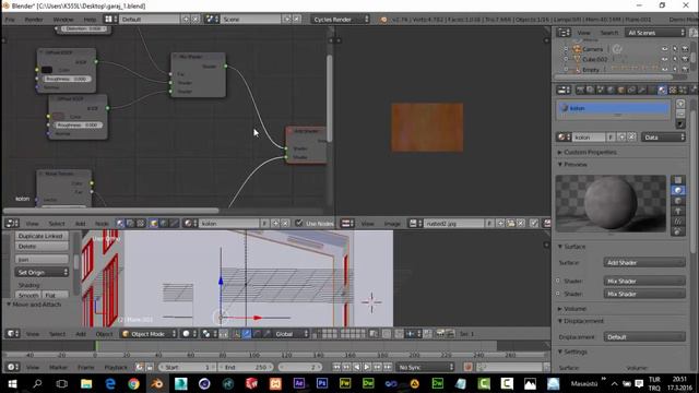 BLENDER 3D GARAJ MODELLEME NODE EDİTÖR(garage modeling node editör) смотреть онлайн