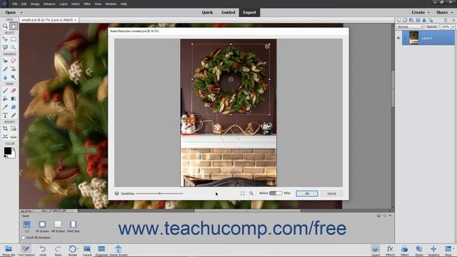 Photoshop Elements 2020 Tutorial Shake Reduction Adobe Training смотреть онлайн