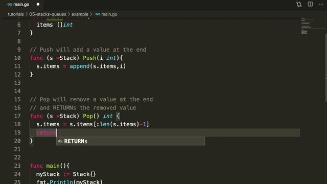 Data Structures in Golang - Stacks and Queues смотреть онлайн