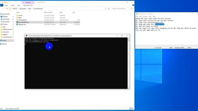 TaphoaMMO - Hướng dẫn xuất tdata từ file session смотреть онлайн