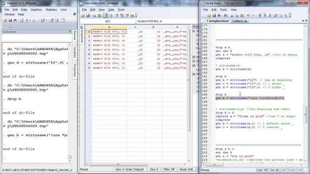 string functions || STATA || Data Management || Econometrics Melody || U/Graduate || Mphil /Phd смотреть онлайн
