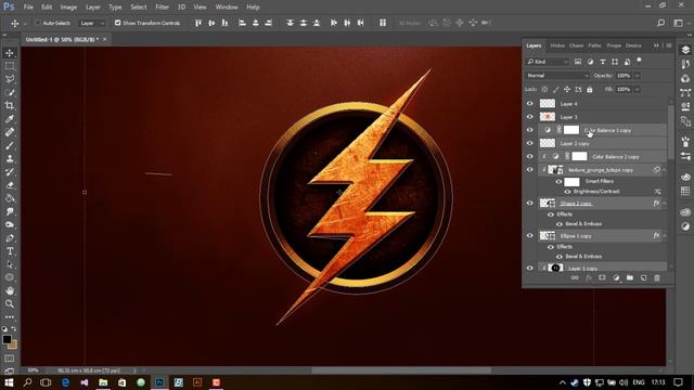 The flash LOGO / Photoshop tutorial ? смотреть онлайн