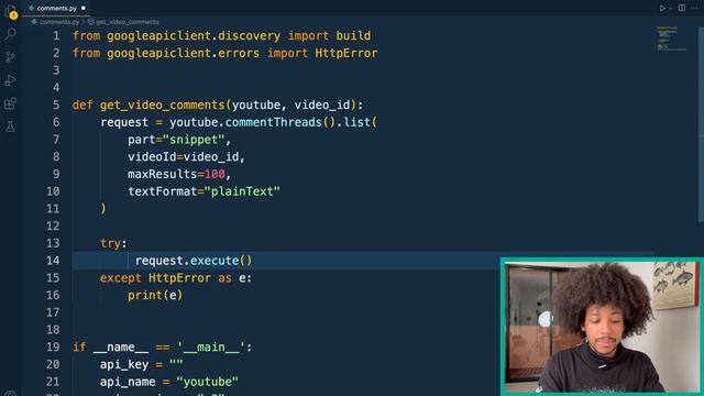 Como Analisar Comentários no Canal usando a API do Youtube | Python na Prática #25 смотреть онлайн