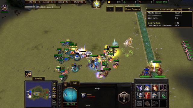 Warcraft 3 Custom: Direct Strike #2 смотреть онлайн