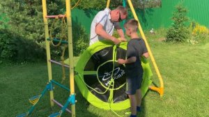 Сюрприз. Качели-гнездо #Евидяшки #ЕваРозанова #качелигнездо #сюрприз #качели