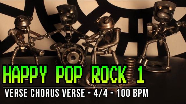 100 BPM - Happy Pop Rock 1 - 4/4 Drum Track - Metronome - Drum Beat смотреть онлайн