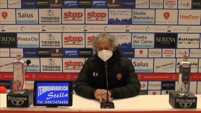 Triestina-Padova 1-0: Mister Pillon al termine della partita смотреть онлайн