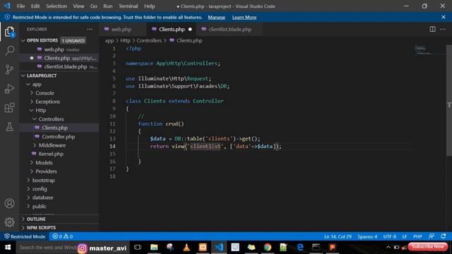 27 Query Builder || LARAVEL 8 in Hindi. || ( #laravel #composer #xampp #forloop #session) смотреть онлайн