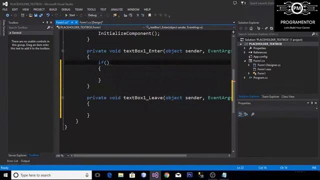 16 | How To Set Placeholder In A Textbox In Winforms C# | Windows Forms App Csharp (Hindi/Urdu) смотреть онлайн