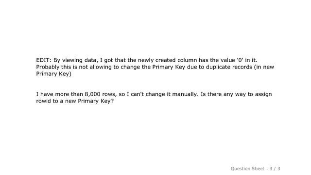 MySQL : MySQL 1062 - Duplicate entry '0' for key 'PRIMARY' смотреть онлайн