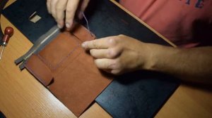 Как пришить молнию. Женский портмоне 2ч.Эксклюзивные изделия из кожи.