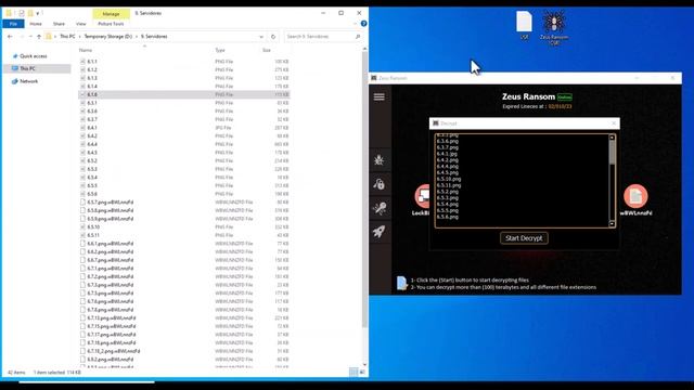 Decrypt ransomware encrypted files .infected, .savelock52, .wzqw, .rewz, .2QZ3, .mzre, .ttwq смотреть онлайн