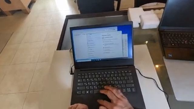 Обзор леново V14, распаковка леново V14, Lenovo V14-ada , Часть 2,  Amd 3020E, установка и тест