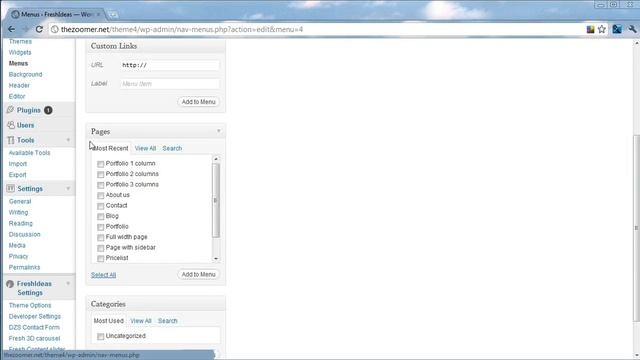 [ ThemeForest - FreshIdeas WordPress Theme ] Importing Pages and Creating Menu смотреть онлайн
