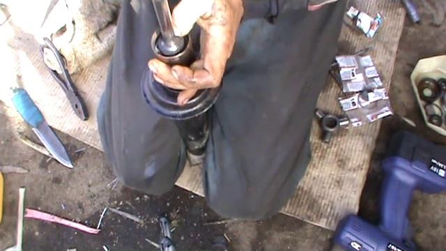 Переделка задней стойки амортизатора ВАЗ в пневматический