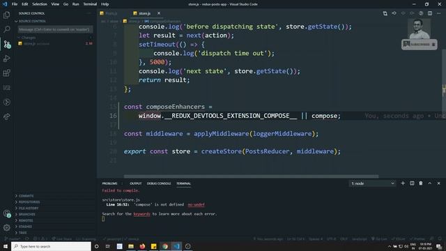 68. Install Redux Dev Tools Extension in React Application to debug the dispatched actions - ReactJ смотреть онлайн