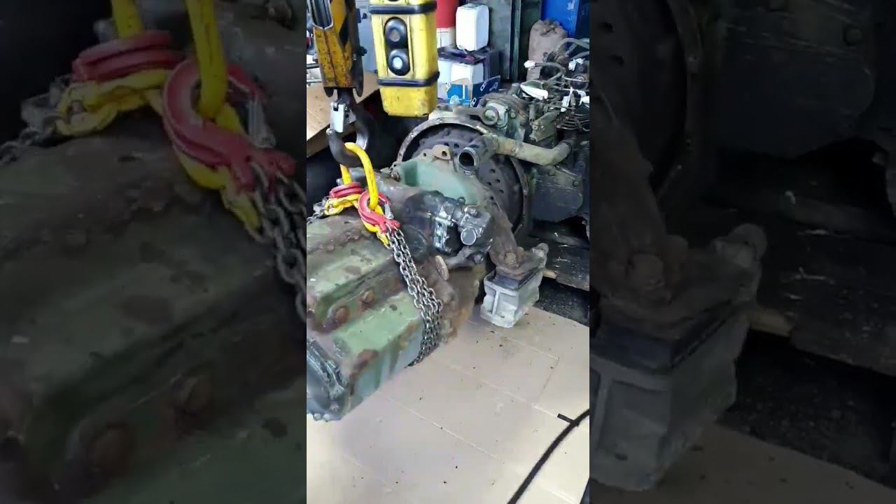 ЛЕЖАЧИЙ ДВИГАТЕЛЬ///СНЯТИЕ КПП И СЦЕПЛЕНИЯ смотреть онлайн