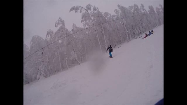 Губаха. Открытие сезона 2014-2015. -27 не повод не кататься смотреть онлайн