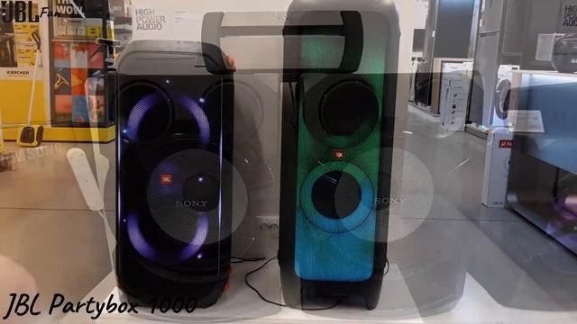 ?JBL Partybox 1000 Vs #Sony SHAKE X70D❌INSANE SOUND COMPARISON