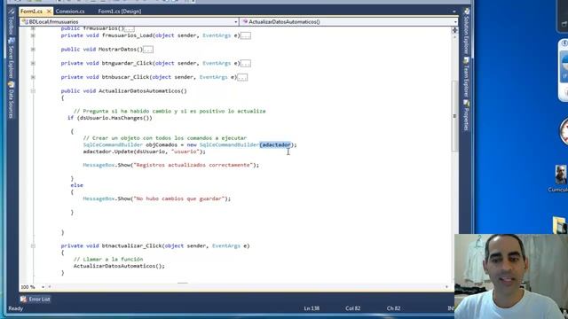 ACTUALIZAR BASE DE DATOS SQL SERVER | .NET C#: Registros de datos смотреть онлайн