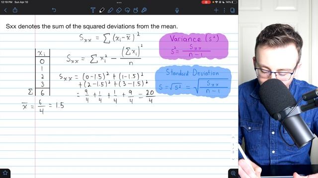 Sxx, Standard Deviation, and Variance | Statistics смотреть онлайн