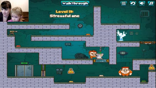 Братья воришки #3 Побег из тюрьмы игра как мультик для детей смотреть онлайн