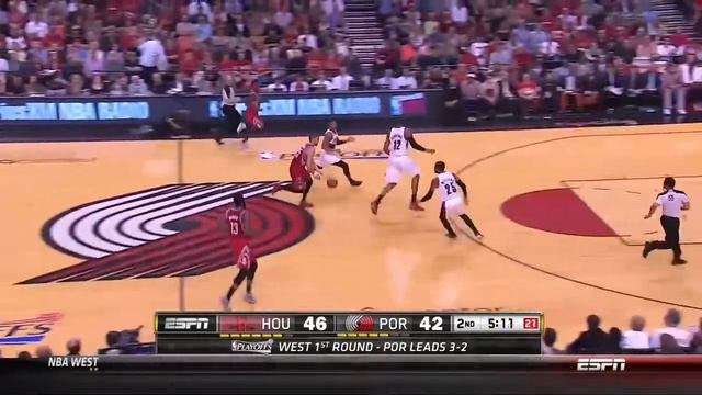 NBAPlayoffs: Chandler Parsons vs Portland Trail Blazers 2014.05.02 (1st Round - Game 6) смотреть онлайн