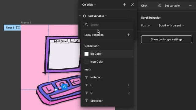 Creating a Mini Keyboard in Figma | Advanced Prototyping and Variable Usage #figma #figmavariables смотреть онлайн