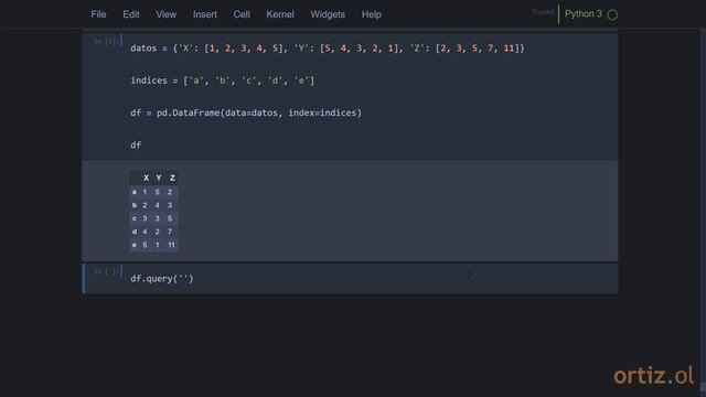 Pandas - Ejercicio 89: Realizar Consultas sobre los Elementos de un Objeto DataFrame con query смотреть онлайн