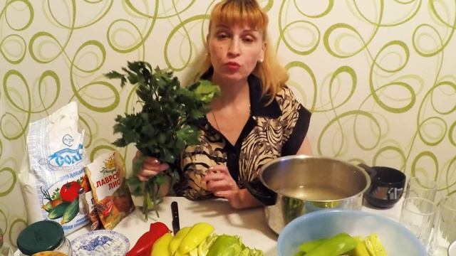 Маринованный болгарский перец на зиму! Закуска - простой рецепт заготовки! смотреть онлайн