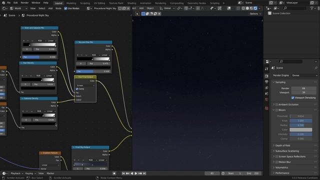 PROCEDURAL NIGHT SKY in Blender 3.0! Quick and fully customisable solution смотреть онлайн