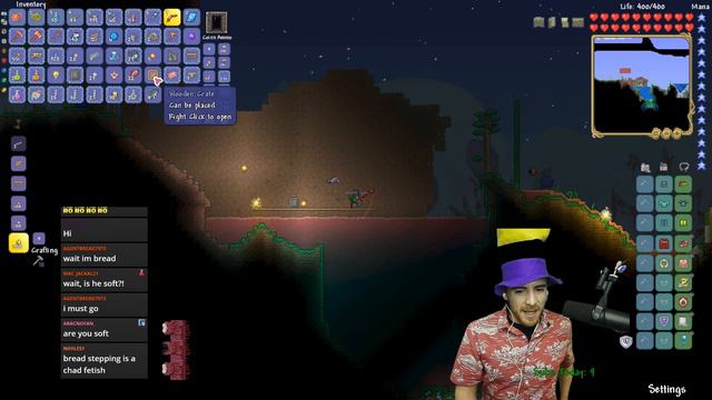 Bread Feet - Terraria Hardcore MasterMode For The Worthy Challenge Ep. 43 смотреть онлайн