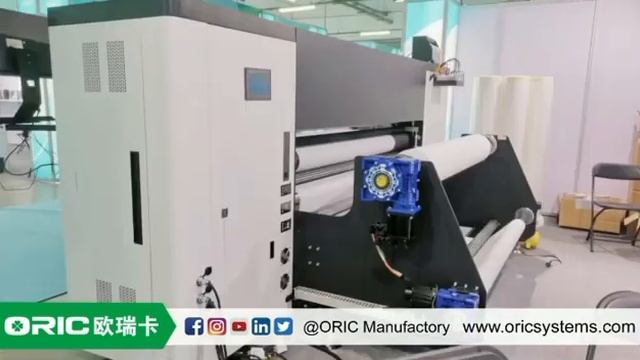 ORIC rubber roll sublimation printer смотреть онлайн