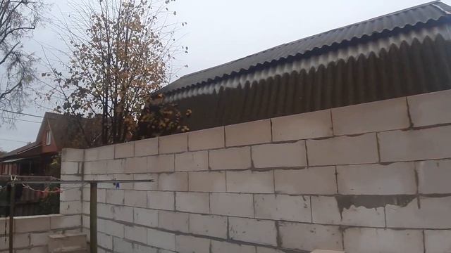 Строительство беседки 4×8 из пеноблока своими руками смотреть онлайн