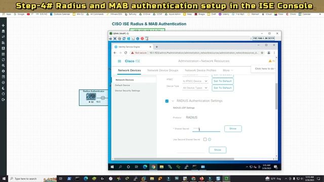 Cisco ISE (Radius Server) MAB with Wired Dot1X Authentication configuration || EVE-NG Full Lab смотреть онлайн