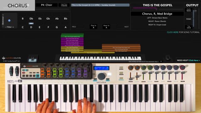 This Is The Gospel - MainStage patch keyboard tutorial- ELEVATION RHYTHM смотреть онлайн