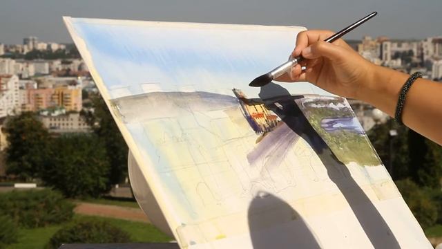 «Уроки рисования». Панорама Белгорода (02.09.2016) смотреть онлайн