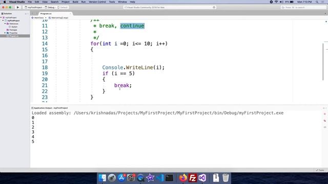 12. break, continue statements Learn C# Malayalam | C# Malayalam tutorial смотреть онлайн