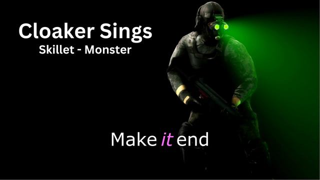 Lyrics on screen - Cloaker sings Monster - Skillet (A.I Voice cover) - смотреть онлайн