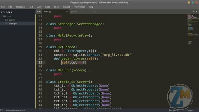 #09 CRUD Kivy & SQLite: A tela do RecycleView Exibe os Dados смотреть онлайн