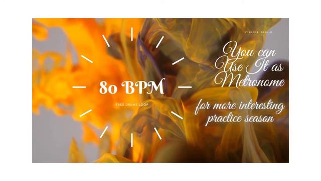 80 BPM 4/4 Rock Drums Metronome HD смотреть онлайн