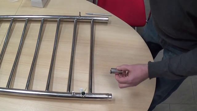 Электрический полотенцесушитель со скрытой проводкой